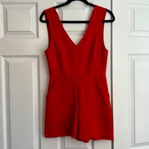 Red BCBG Generation Romper,